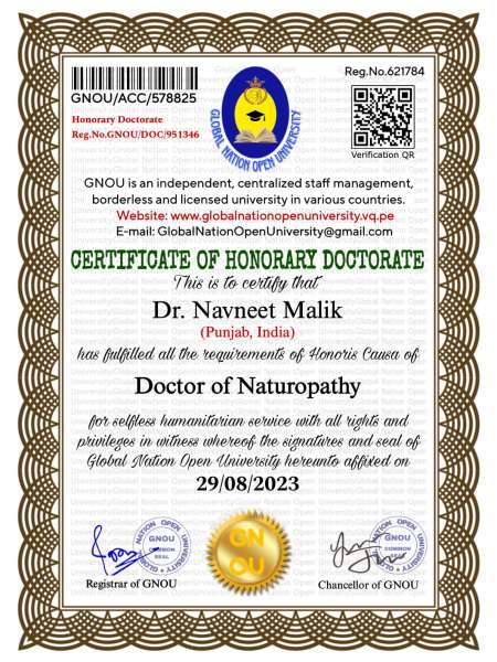 Honorary Doctarate